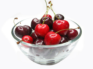 cherry dessert in bowl