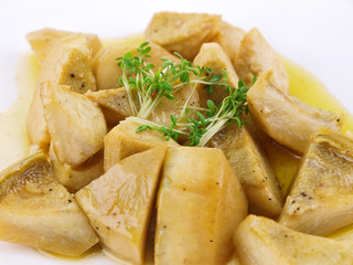 braised artichokes