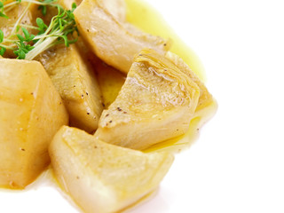 braised artichokes
