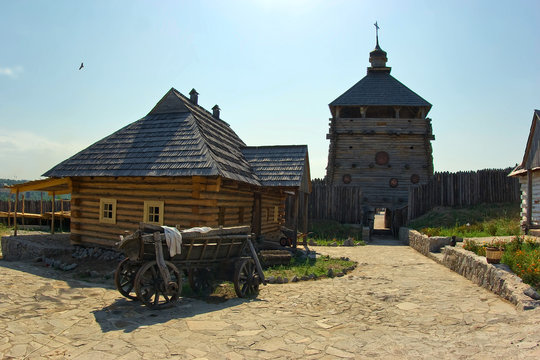 A hot noon in Zaporizhya Sich.