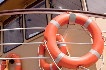 Red lifebuoy