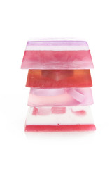 a pile of soap