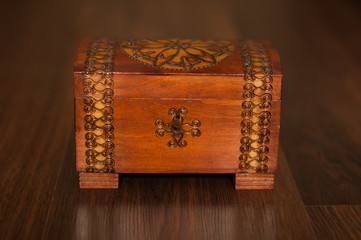 Old treasure box