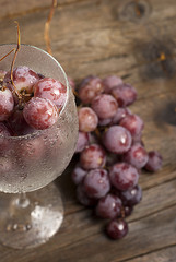 bicchiere con uva