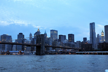 Fototapeta na wymiar Brooklyn Bridge - Manhattan - New York