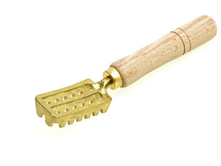 fish scaler isolated on white background