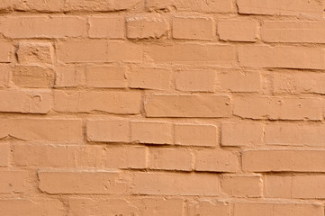 painted brick wall