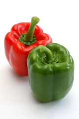 Red and Green Peppers