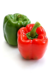 Red and Green Peppers