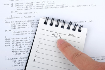 a notebook on heml page
