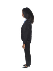 businesswoman - side view