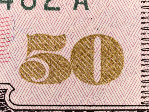 Stock Macro Photo of U.S. Currency