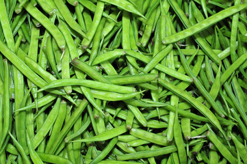 green bean in the markets