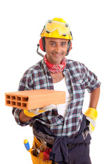 Construction worker offering services