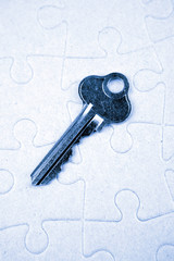 Key on puzzle