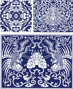 Floral Phoenix Lace Pattern