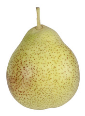 Pear with clipping path