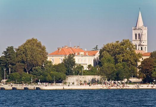 Promenade von Zadar, Meeresorgel, Kroatien