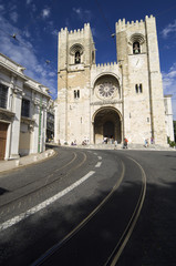 Fototapeta premium Santa Maria Maior cathedral of Lisbon