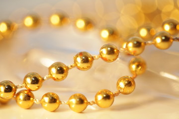 Gold beads
