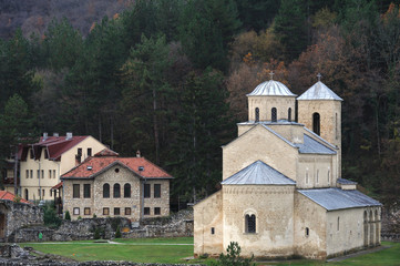Fototapeta na wymiar Sopocani monastery, Serbia