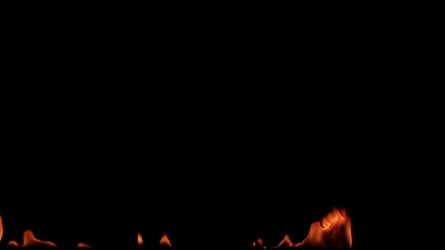 Fire flame. 8x slow motion