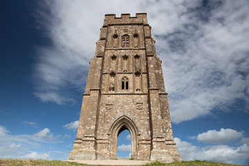 Tourists exploring the ruins of St. Michael's Tower