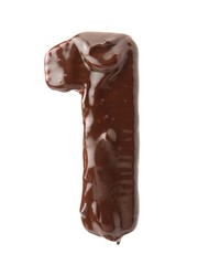 Número uno de chocolate