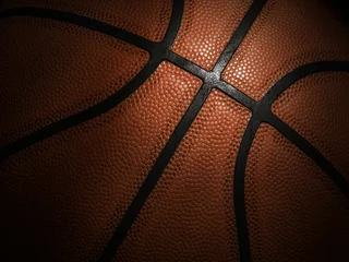Foto op Canvas basketball close-up © Zoltan
