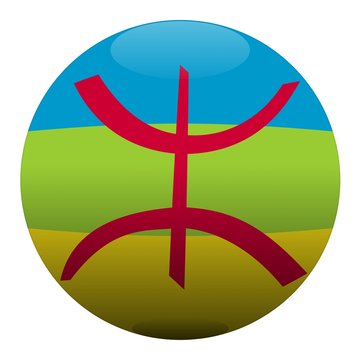boule drapeau berb&egrave;re berber ball  flag