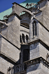 esterno della cattedrale di chartres