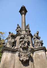 Fototapeta na wymiar Prague - baroque hl. Mary column