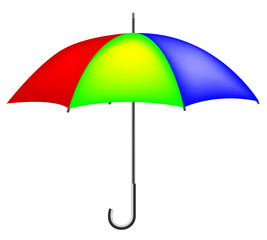 Vector colorful umbrella