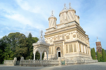 Fototapeta na wymiar Curtea de Argeş Cathedral