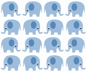 seamless elephant pattern