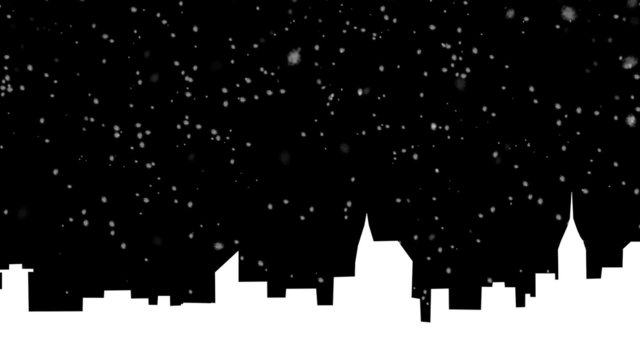 New York City Skyline in Winter