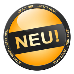 NEU! orange button