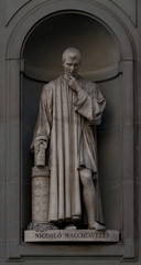Niccolo Machiavelli statue, Florence
