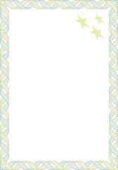Guilloche style form for diploma or certificate