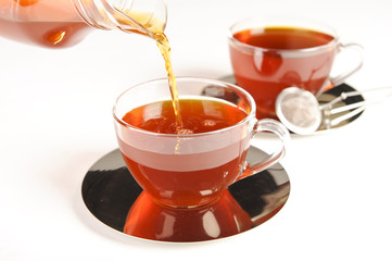 Healthy red bush tea from South Africa