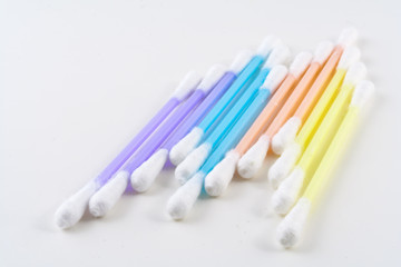 Row of Cotton Swabs