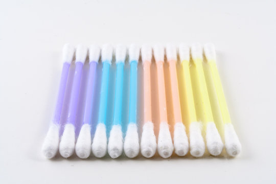 Colorful Cotton Swabs