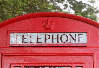 englische Telefonzelle