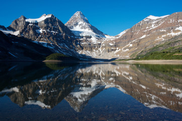 Mount Assiniboine with reflection, Canadian Rockies