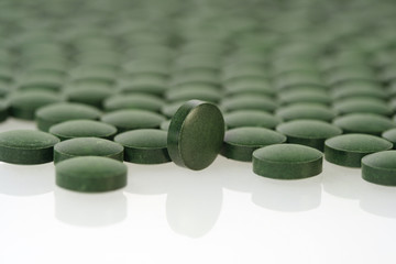 Pyrenoidosa, Vulgaris, Spirulina, Presslinge