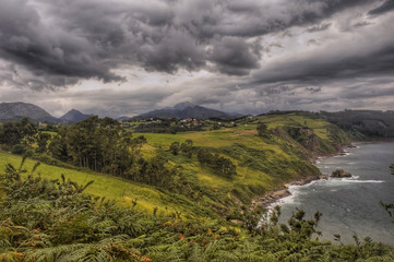 Tormenta en Asturias