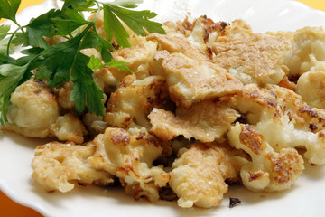 Fried cauliflower