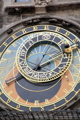 Astronomical clock Old Town Hall Prague Czech Republic