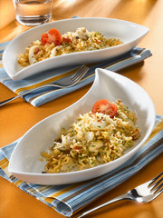 riz pilaf à la seiche