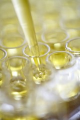 Test tubes and pipette